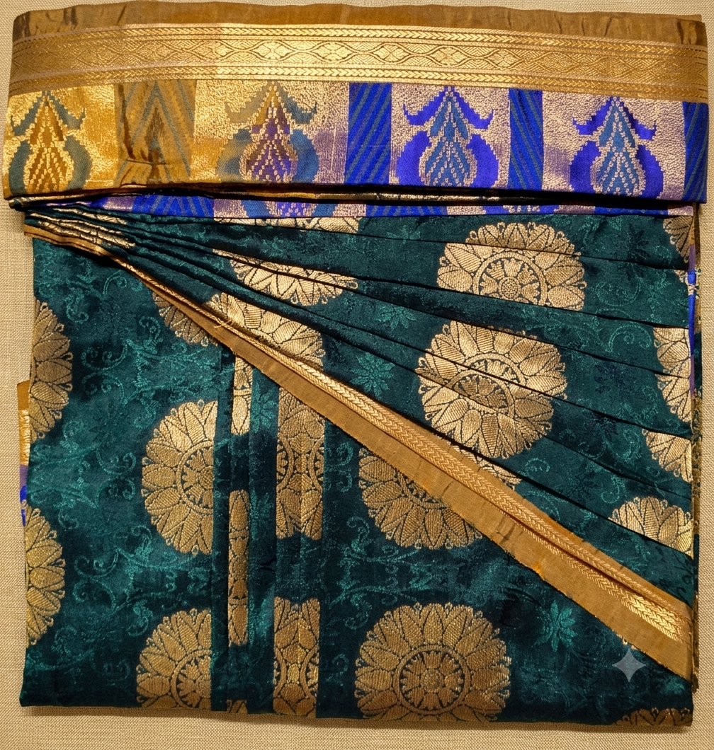 Box Pleat Saree 2